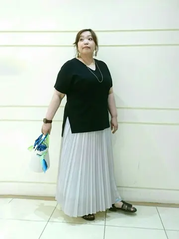 自由区 L 藤原 コーディネート画像