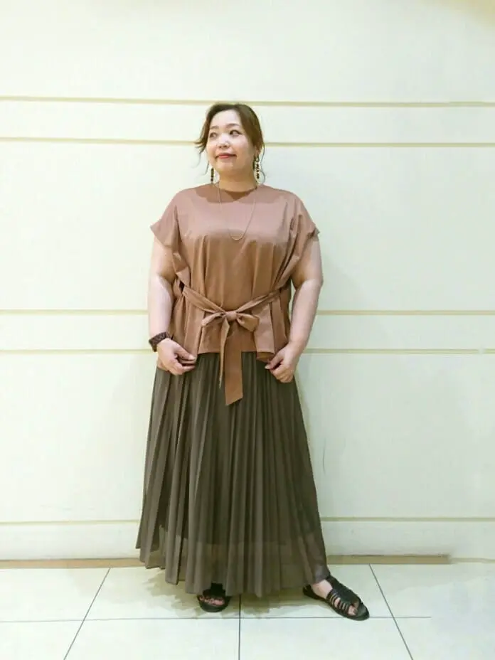 自由区 L 藤原 コーディネート画像