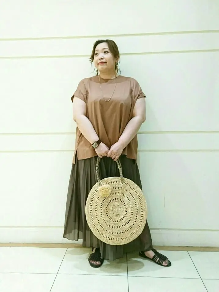 自由区 L 藤原 コーディネート画像