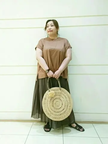 自由区 L 藤原 コーディネート画像