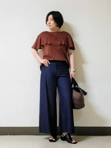 自由区 L 宇野 コーディネート画像