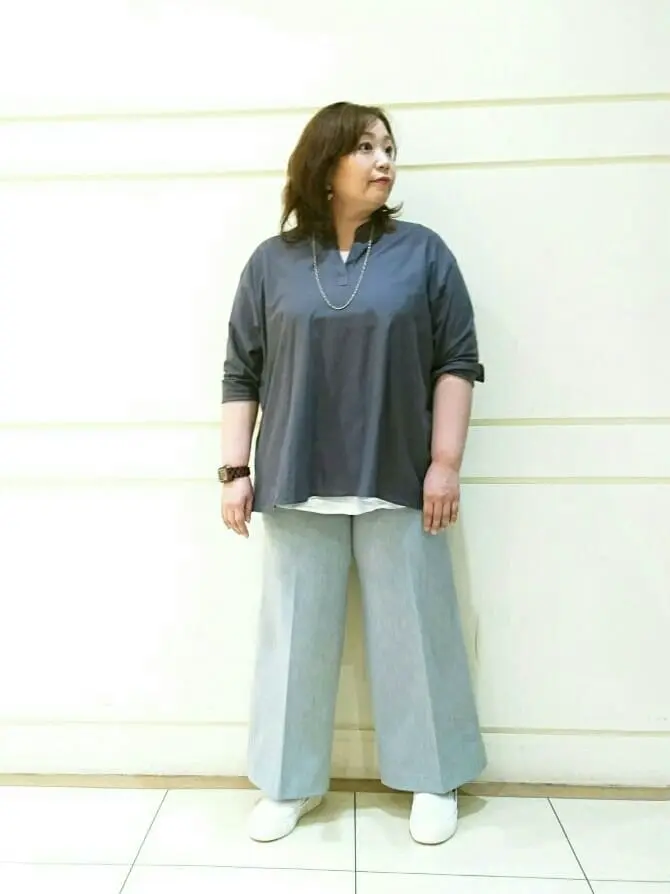 自由区 L 藤原 コーディネート画像