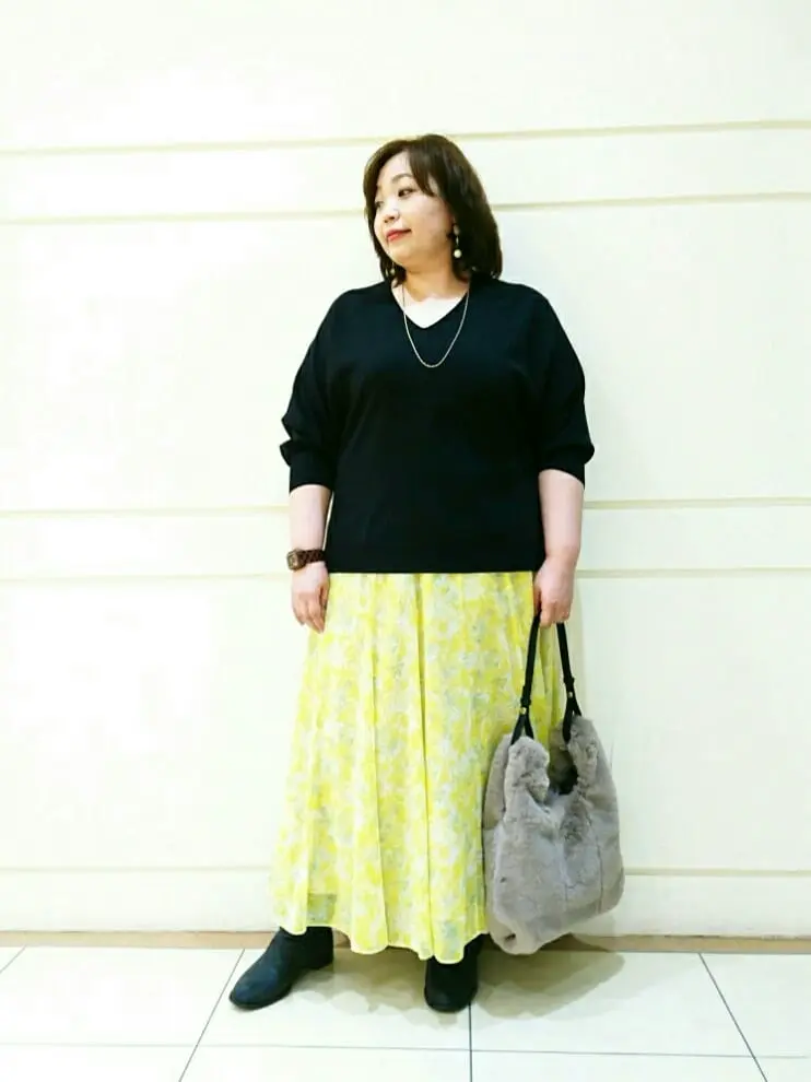 自由区 L 藤原 コーディネート画像