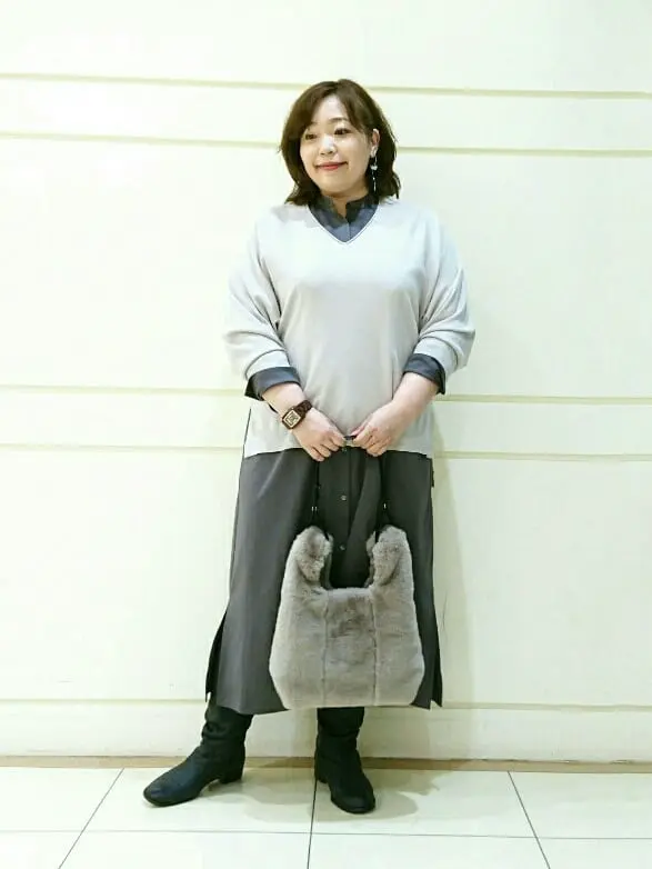 自由区 L 藤原 コーディネート画像