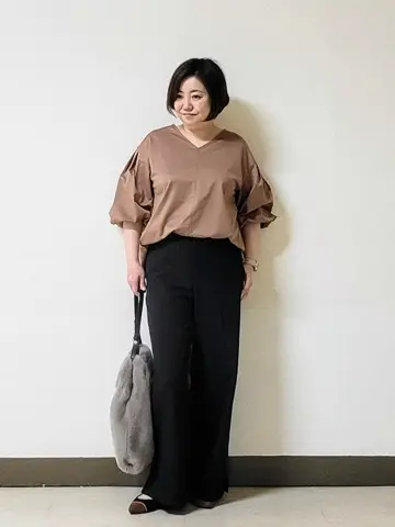 自由区 L 宇野 コーディネート画像