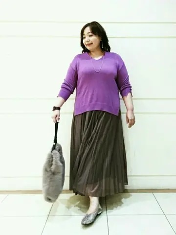 自由区 L 藤原 コーディネート画像