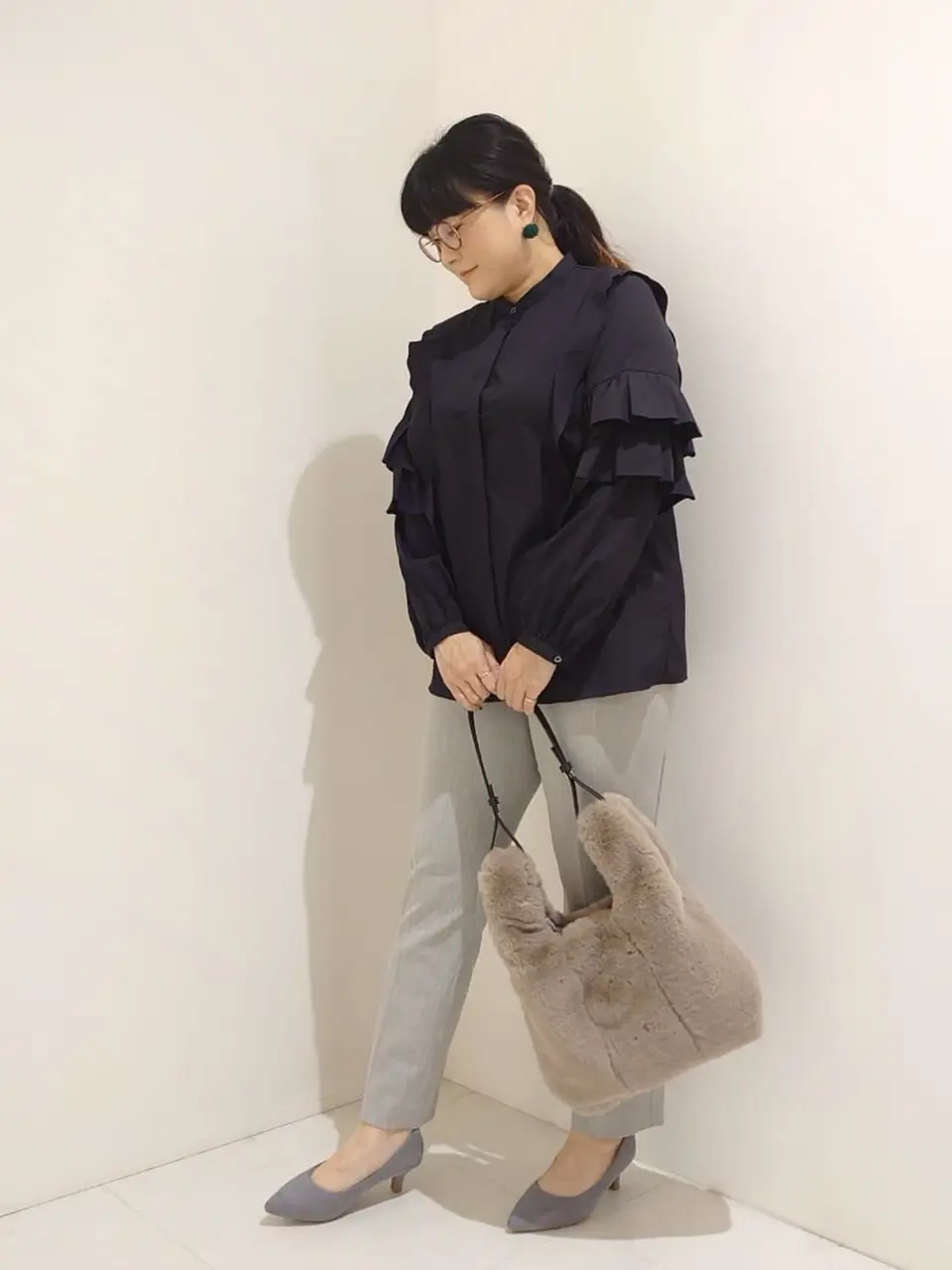 自由区 L 山村 コーディネート画像