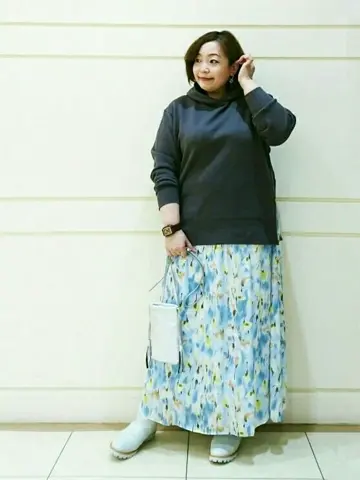 自由区 L 藤原 コーディネート画像