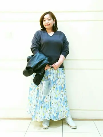 自由区 L 藤原 コーディネート画像