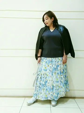 自由区 L 藤原 コーディネート画像