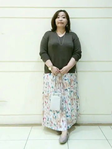 自由区 L 藤原 コーディネート画像