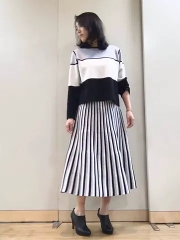 自由区 L スタッフ コーディネート画像