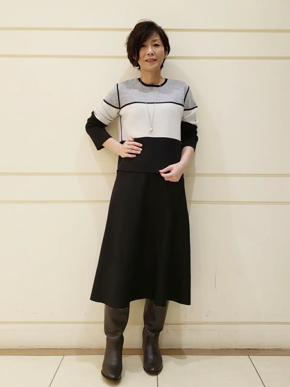 自由区 L maruri コーディネート画像