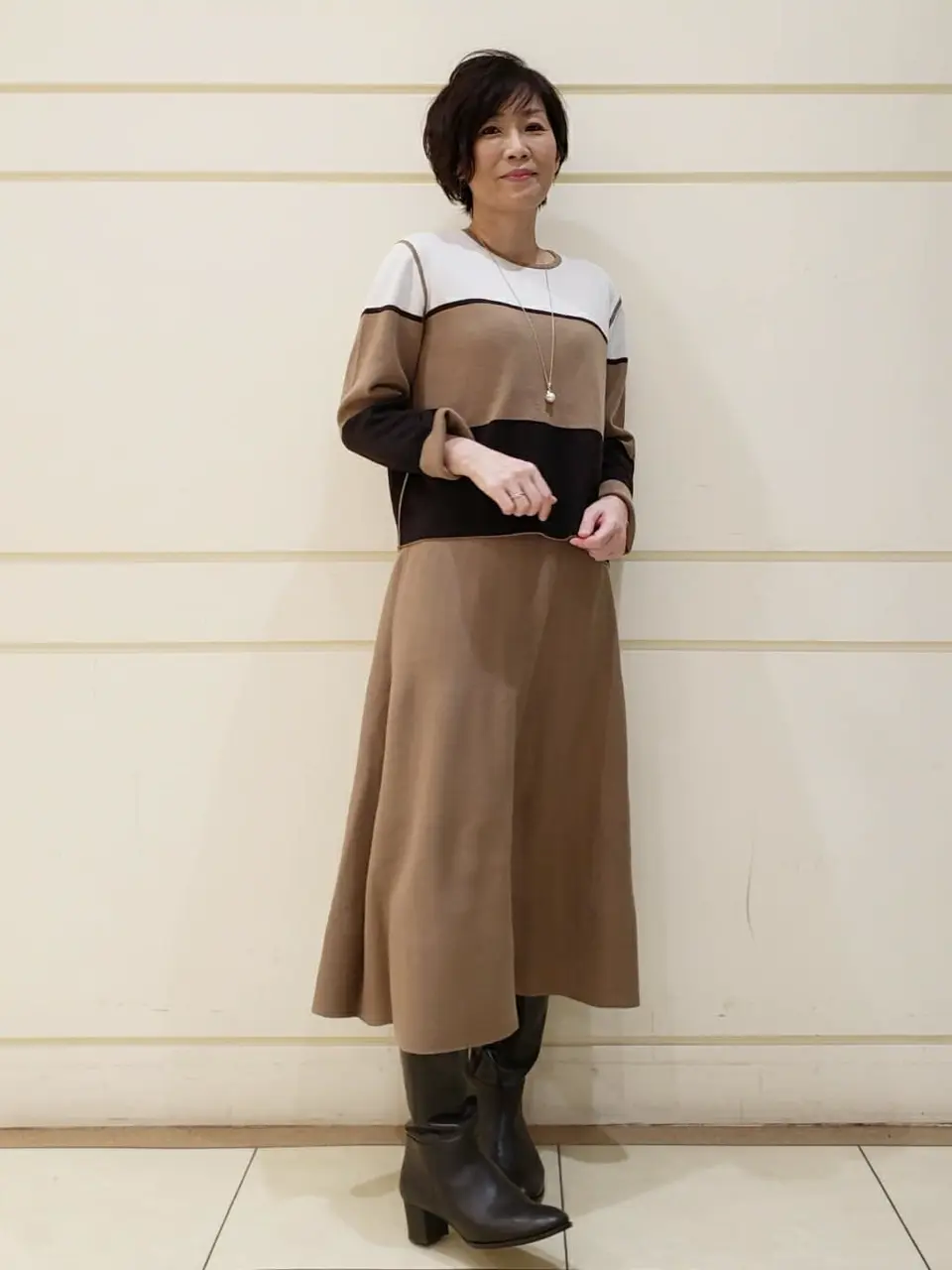 自由区 L maruri コーディネート画像