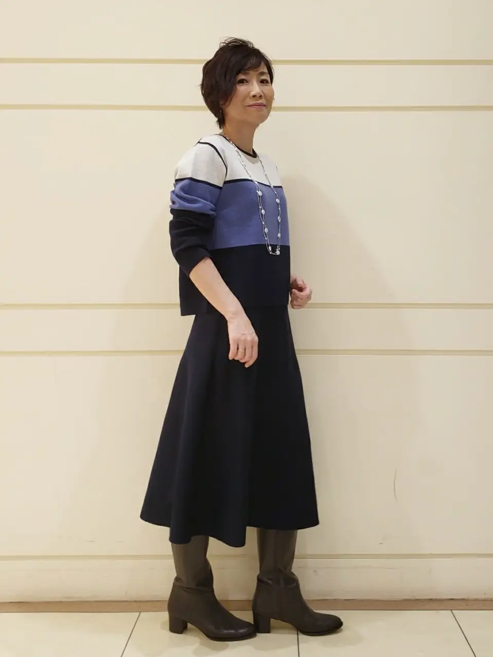 自由区 L maruri コーディネート画像