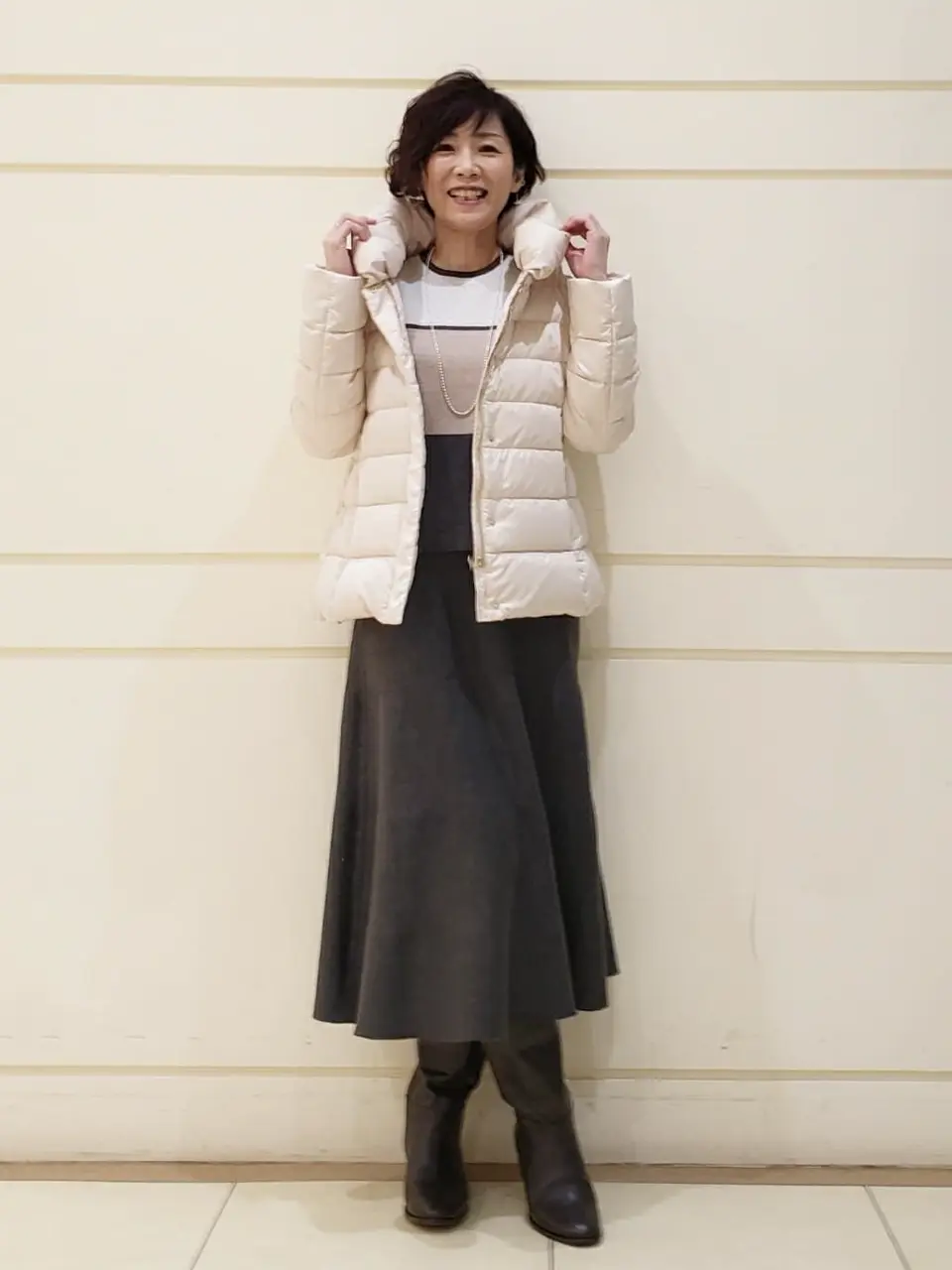 自由区 L maruri コーディネート画像