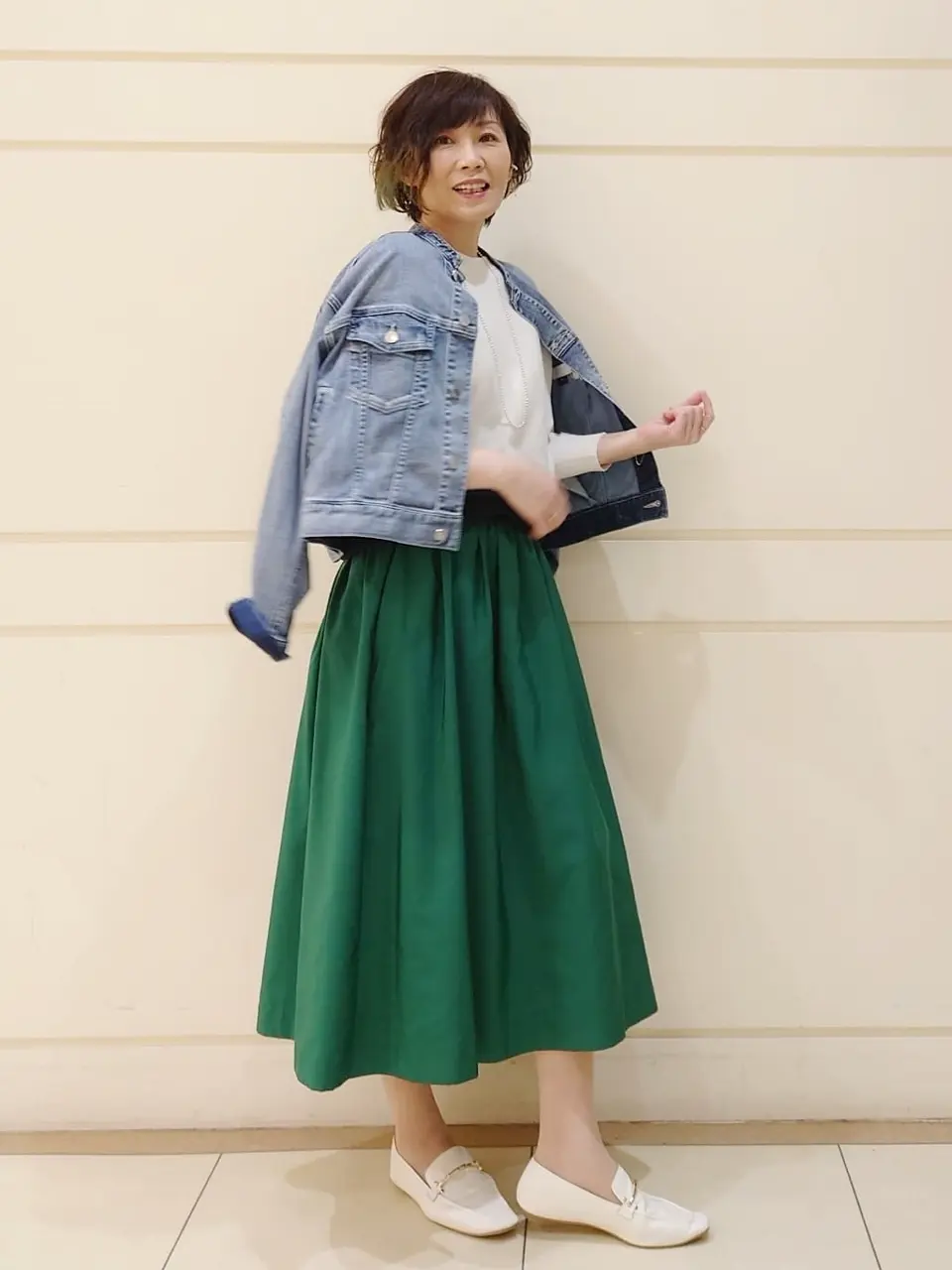 自由区 L maruri コーディネート画像