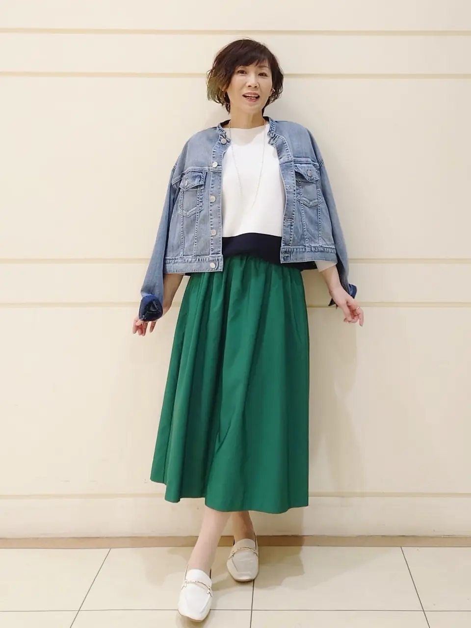 自由区 L maruri コーディネート画像