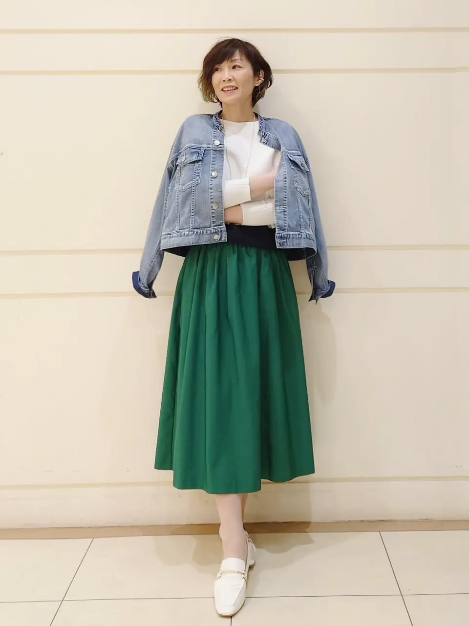 自由区 L maruri コーディネート画像