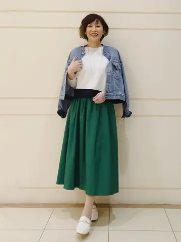 自由区 L maruri コーディネート画像