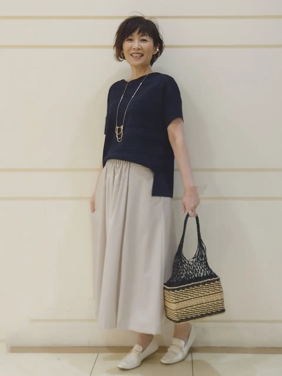 自由区 L maruri コーディネート画像