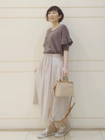 自由区 L maruri コーディネート画像