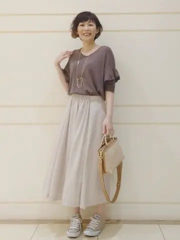 自由区 L maruri コーディネート画像