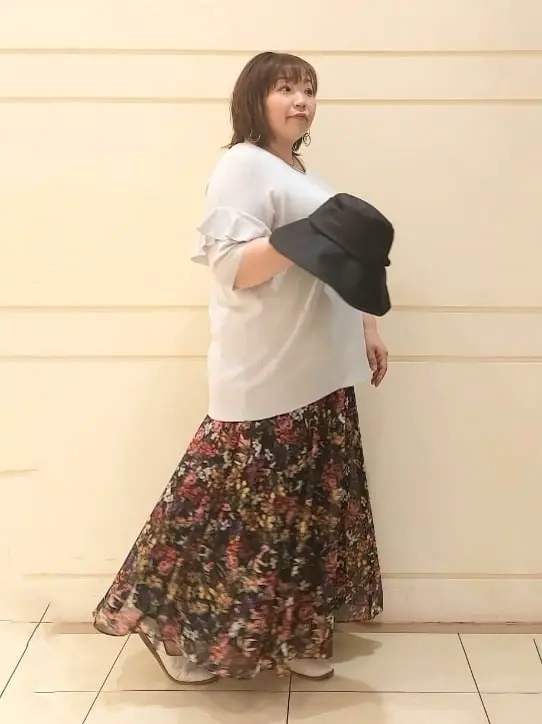 自由区 L 藤原 コーディネート画像