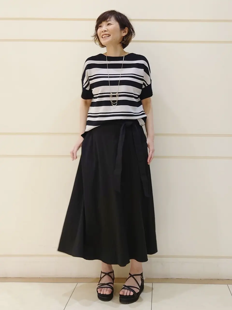 自由区 L maruri コーディネート画像