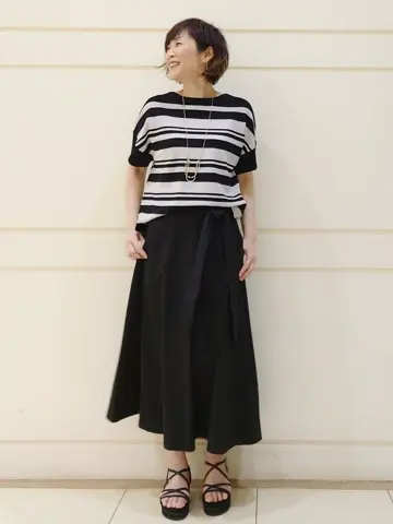 自由区 L maruri コーディネート画像