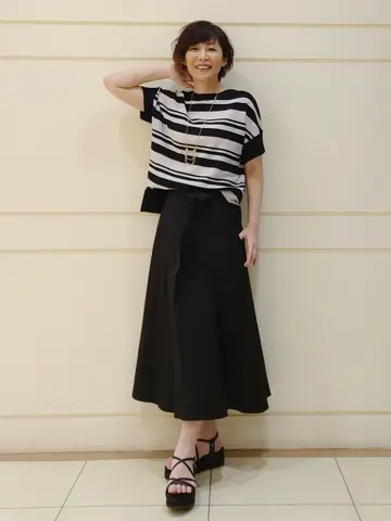 自由区 L maruri コーディネート画像