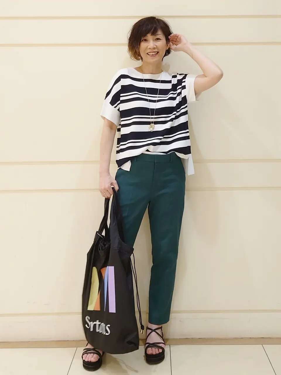 自由区 L maruri コーディネート画像