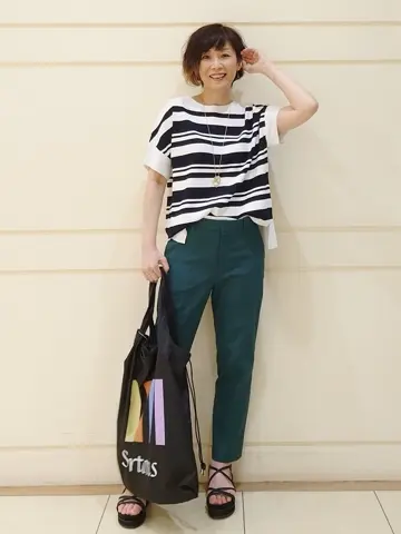 自由区 L maruri コーディネート画像