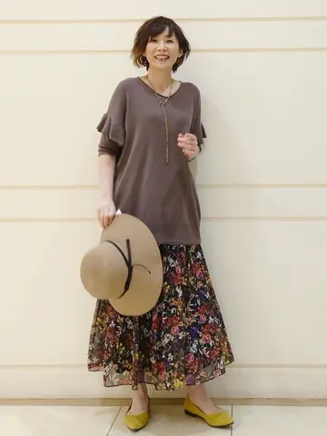 自由区 L maruri コーディネート画像