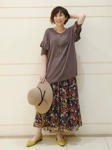 自由区 L maruri コーディネート画像