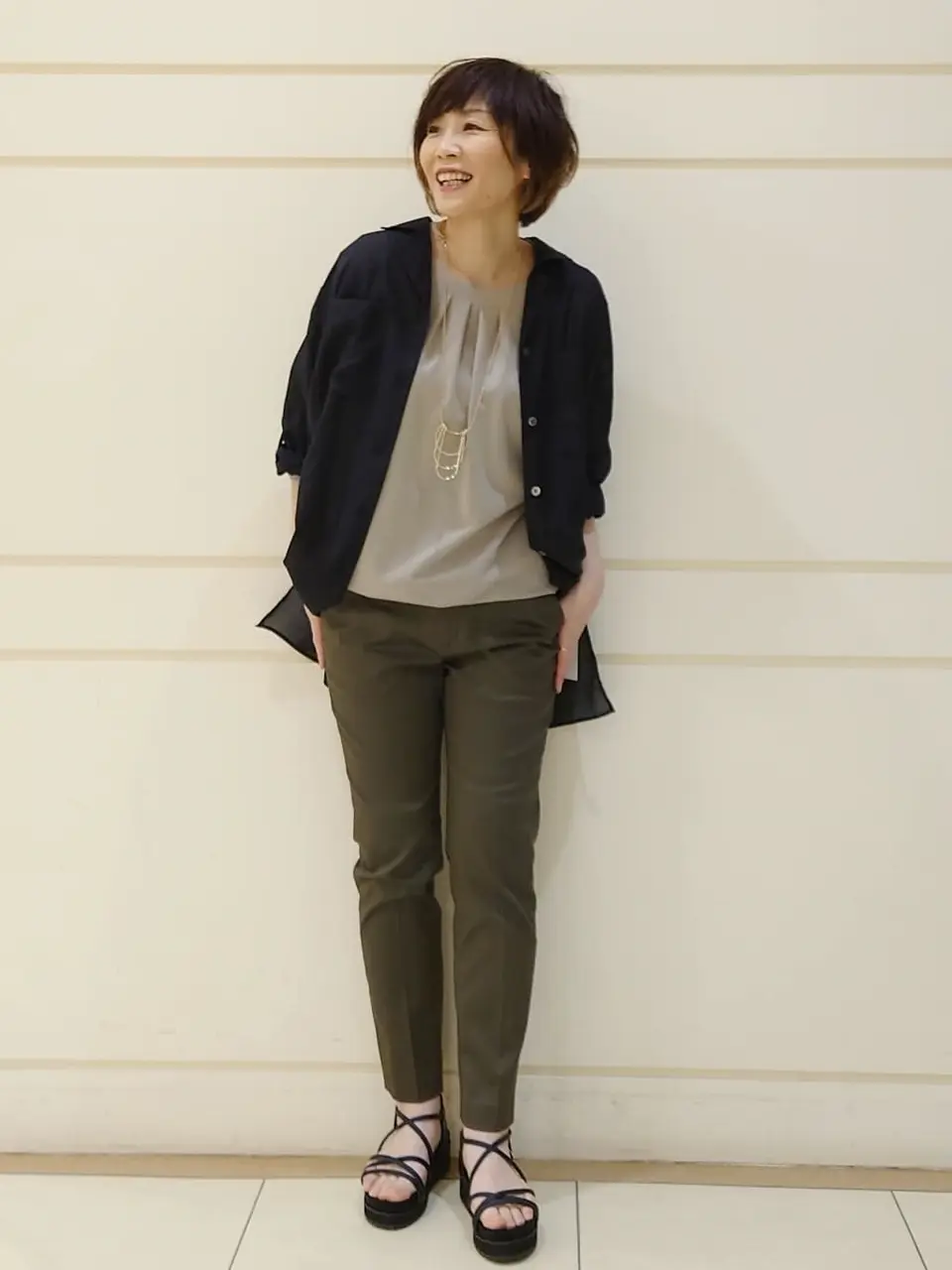 自由区 L maruri コーディネート画像