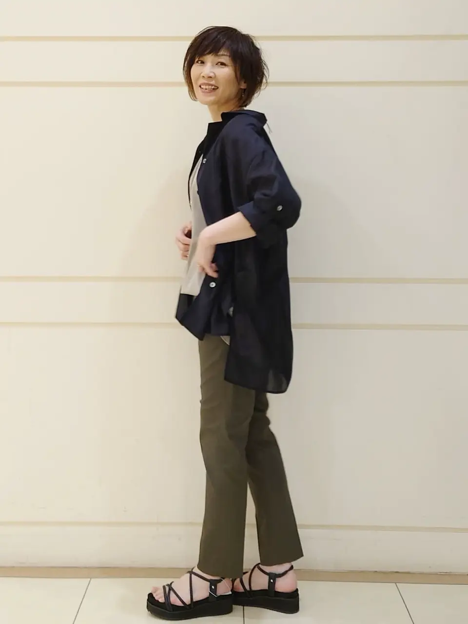 自由区 L maruri コーディネート画像