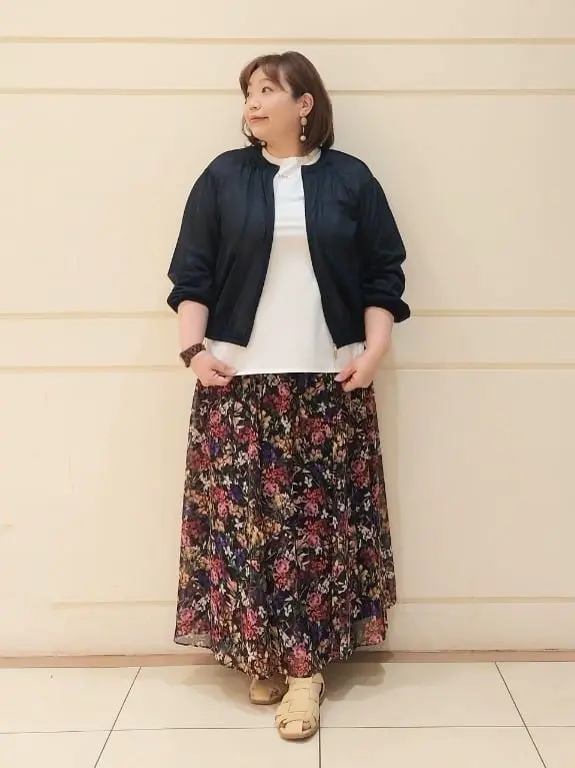 自由区 L 藤原 コーディネート画像