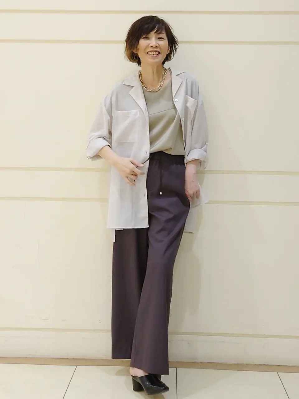 自由区 L maruri コーディネート画像