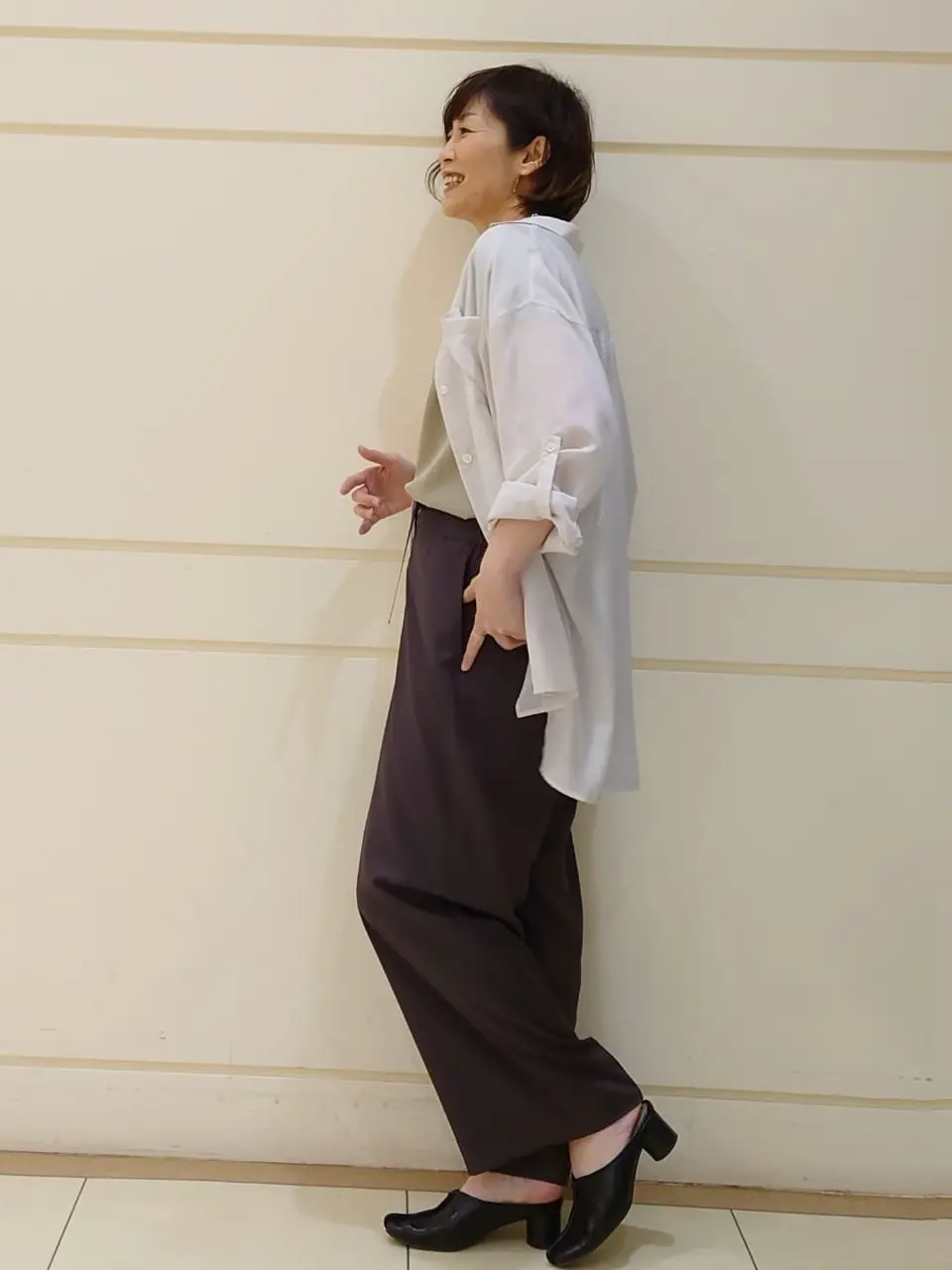 自由区 L maruri コーディネート画像