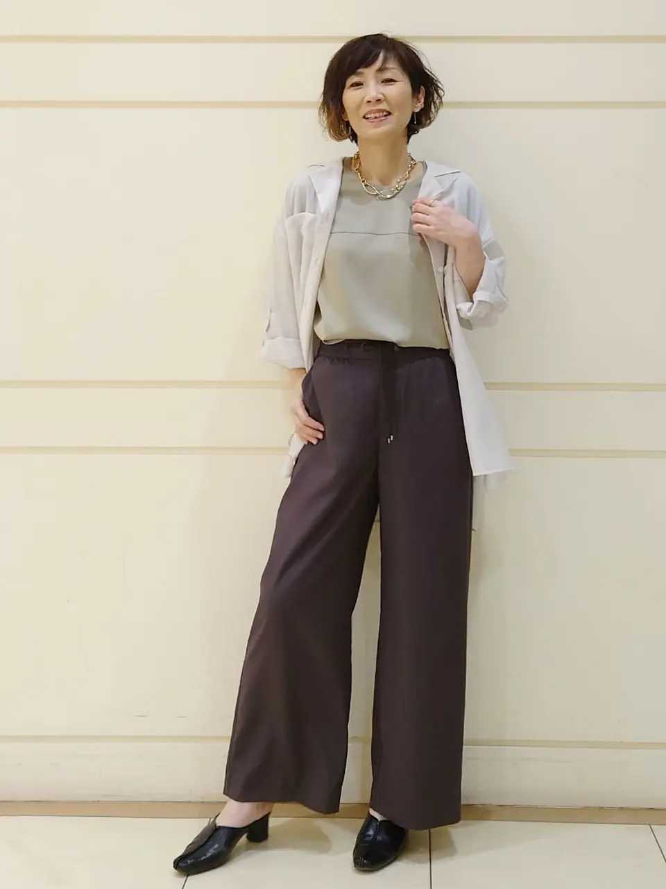 自由区 L maruri コーディネート画像