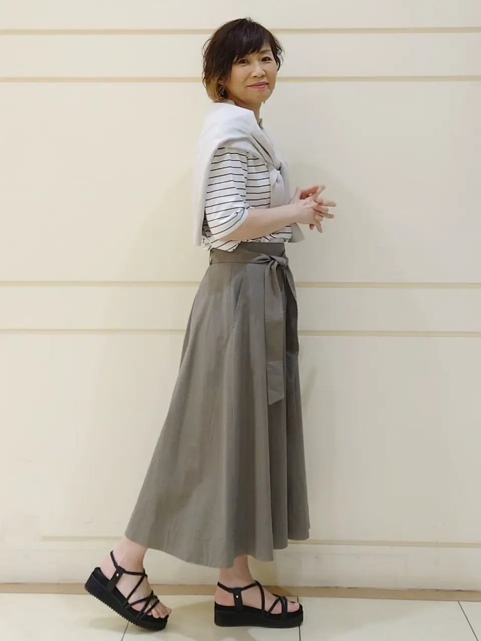 自由区 L maruri コーディネート画像