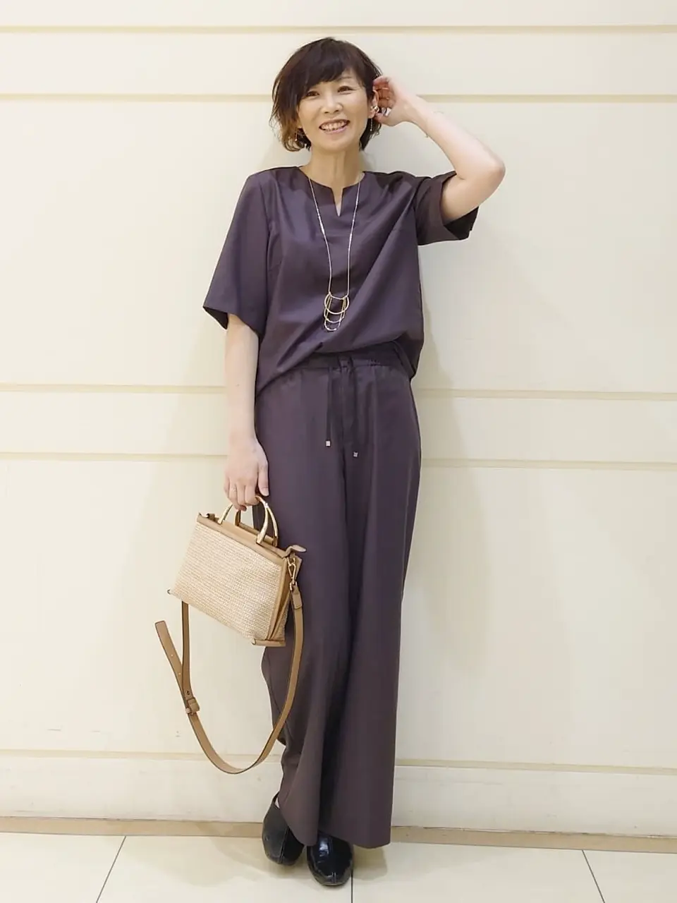 自由区 L maruri コーディネート画像