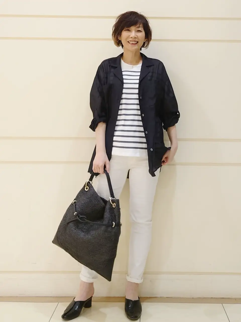 自由区 L maruri コーディネート画像