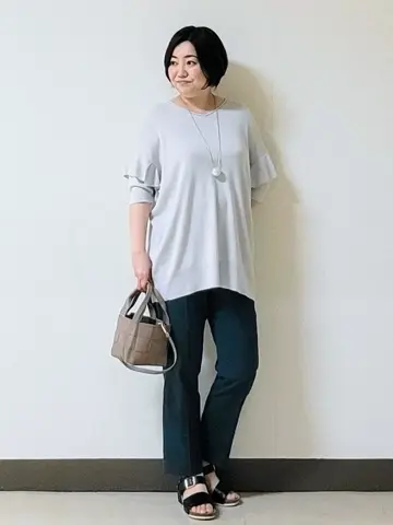 自由区 L 宇野 コーディネート画像