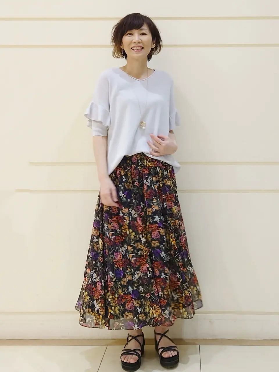 自由区 L maruri コーディネート画像