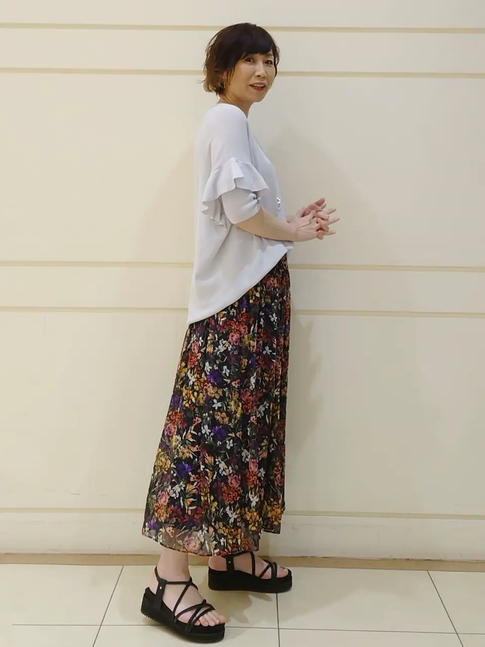 自由区 L maruri コーディネート画像