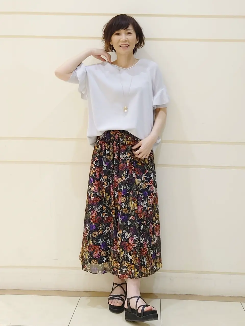 自由区 L maruri コーディネート画像