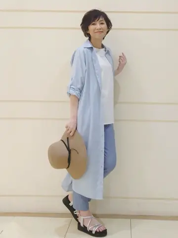 自由区 L maruri コーディネート画像