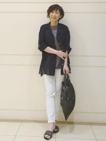 自由区 L maruri コーディネート画像